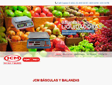 Tablet Screenshot of jcmbasculas.com